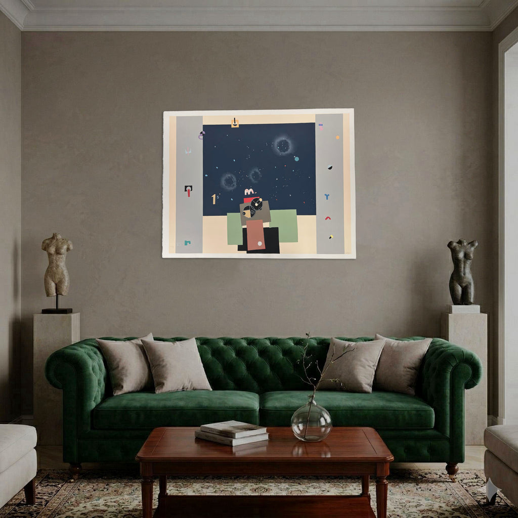 Antonio Lorenzo Carrión "Habitantes del Espacio" Limited Signed Fine Wall Art