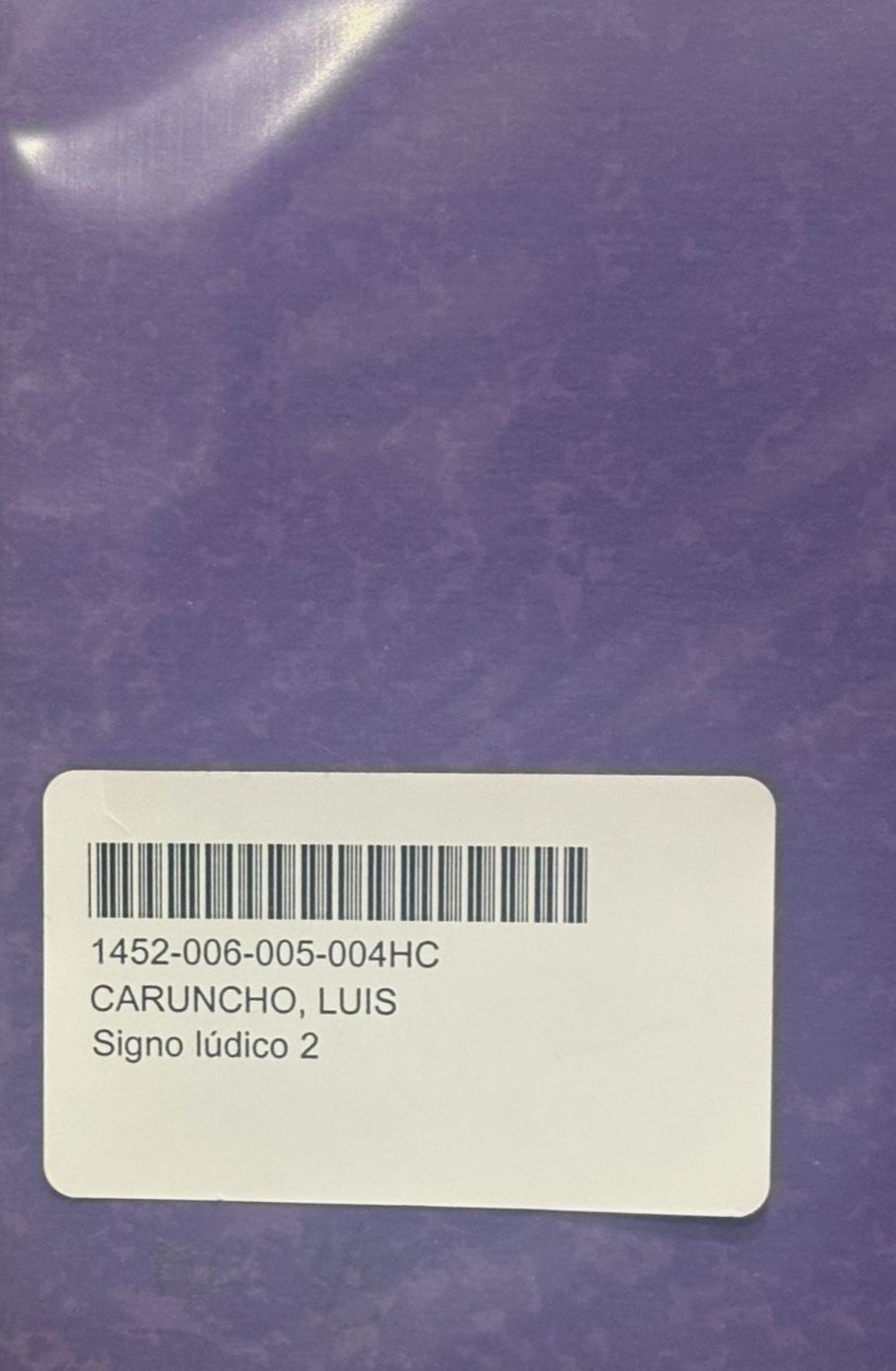Luis Caruncho "Signo Iudico 2" 2006 H.C. Limited Signed Fine Wall Art 100L x 70W