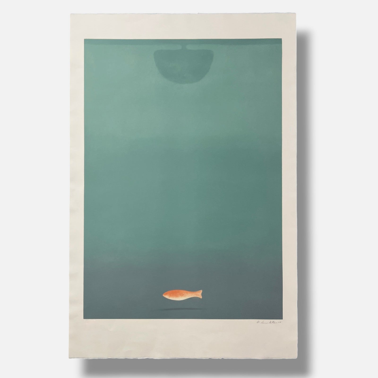 Maurizio Lanzillotta "Pez y Reflejo de Encina" 2006 Limited Signed Wall Art