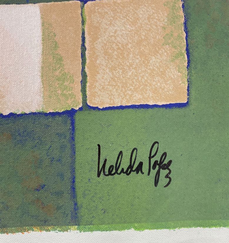 Nélida López Martínez "Primavera II" 2002 Limited Signed Wall Art | 100 x 73 cm