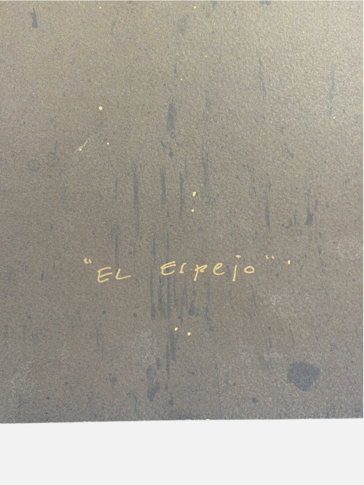 Juan Genovés "El Espejo" 2003 H.C. Limited Signed Unframed Fine Wall Art 88Lx72W