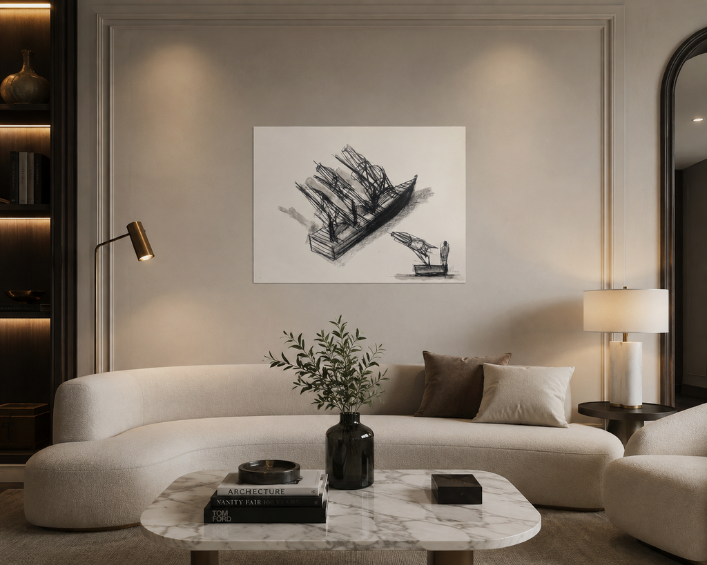 KCHO "Sin Titulo" 2004 Limited Signed Unframed Fine Wall Art Print, 50L x 70W cm