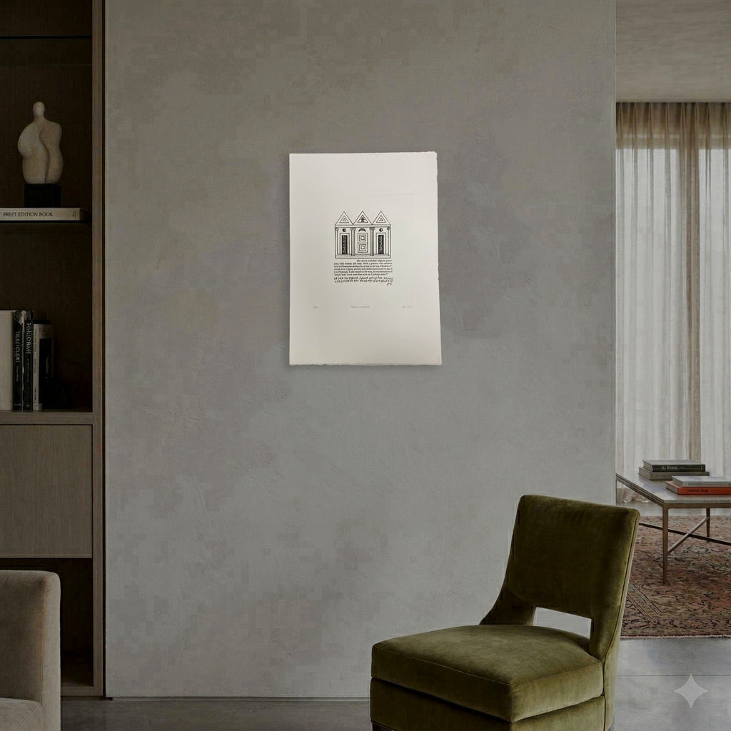 Douglas Abdell "Templo De Astarte" 1998, Fine Wall Art Print | 53 x 37 cm