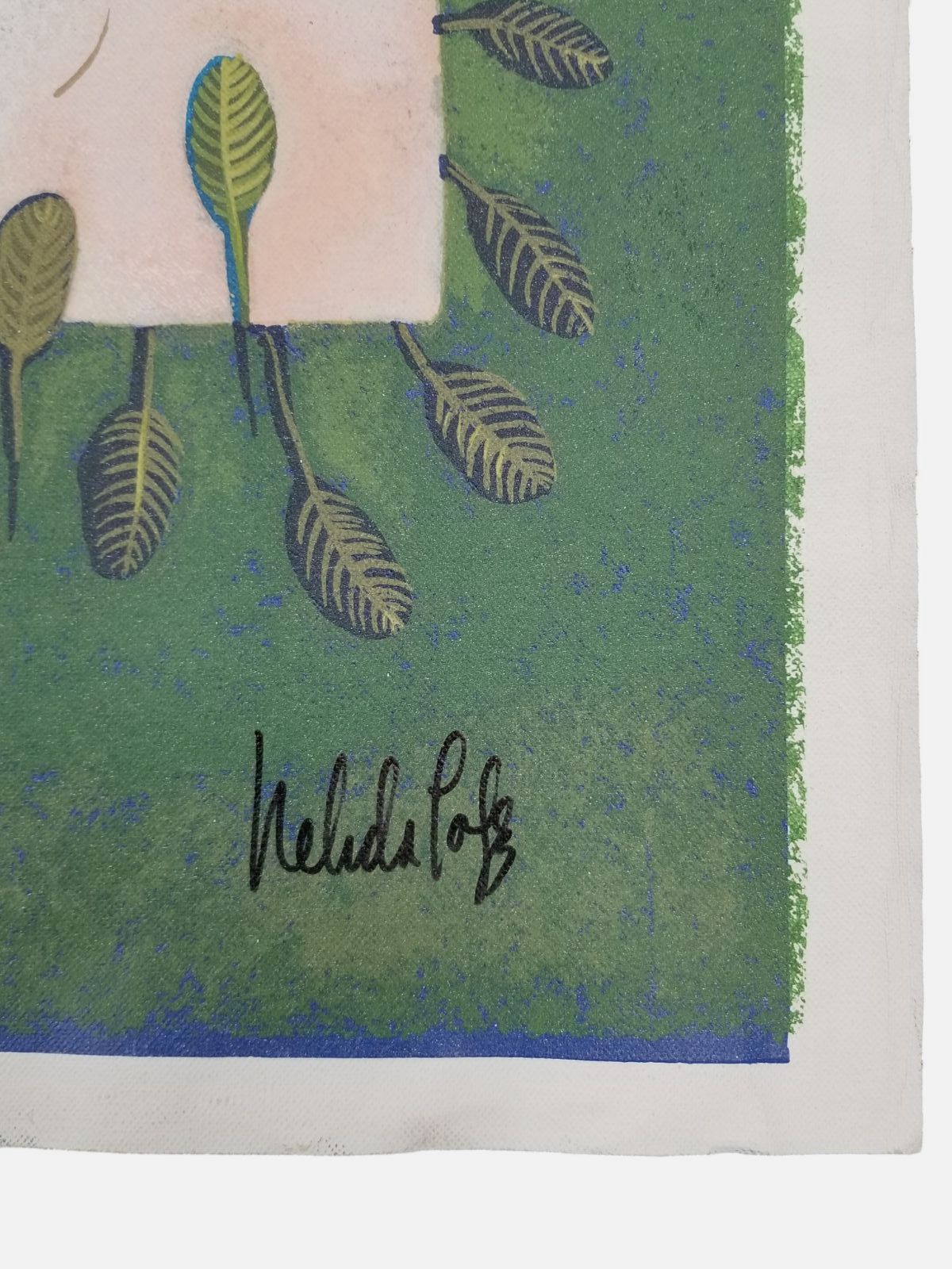 Nélida López Martínez "Primavera I" 2002 Limited Signed Wall Art 100x73 cm