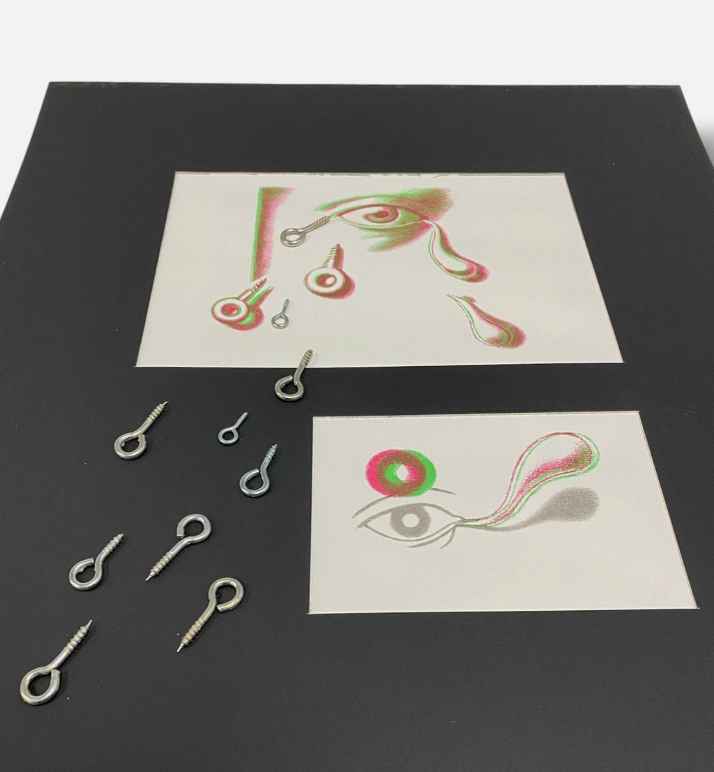 Luis Eduardo Aute "Lagrimas De Acero" 2006, Fine 3D Art Print | 49 x 40 cm