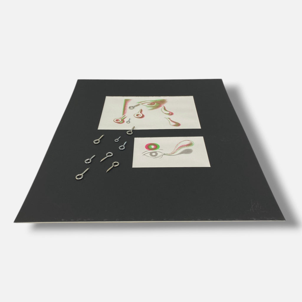 Luis Eduardo Aute "Lagrimas De Acero" 2006, Fine 3D Art Print | 49 x 40 cm
