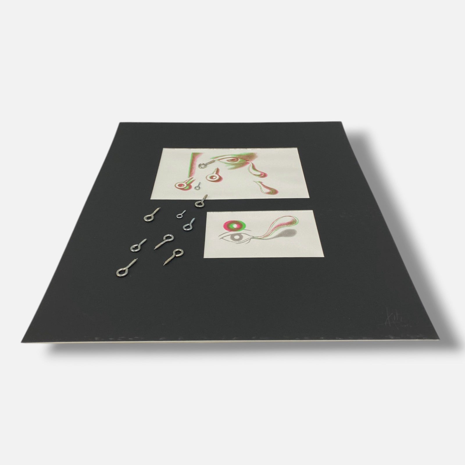 Luis Eduardo Aute "Lagrimas De Acero" 2006, Fine 3D Art Print | 49 x 40 cm