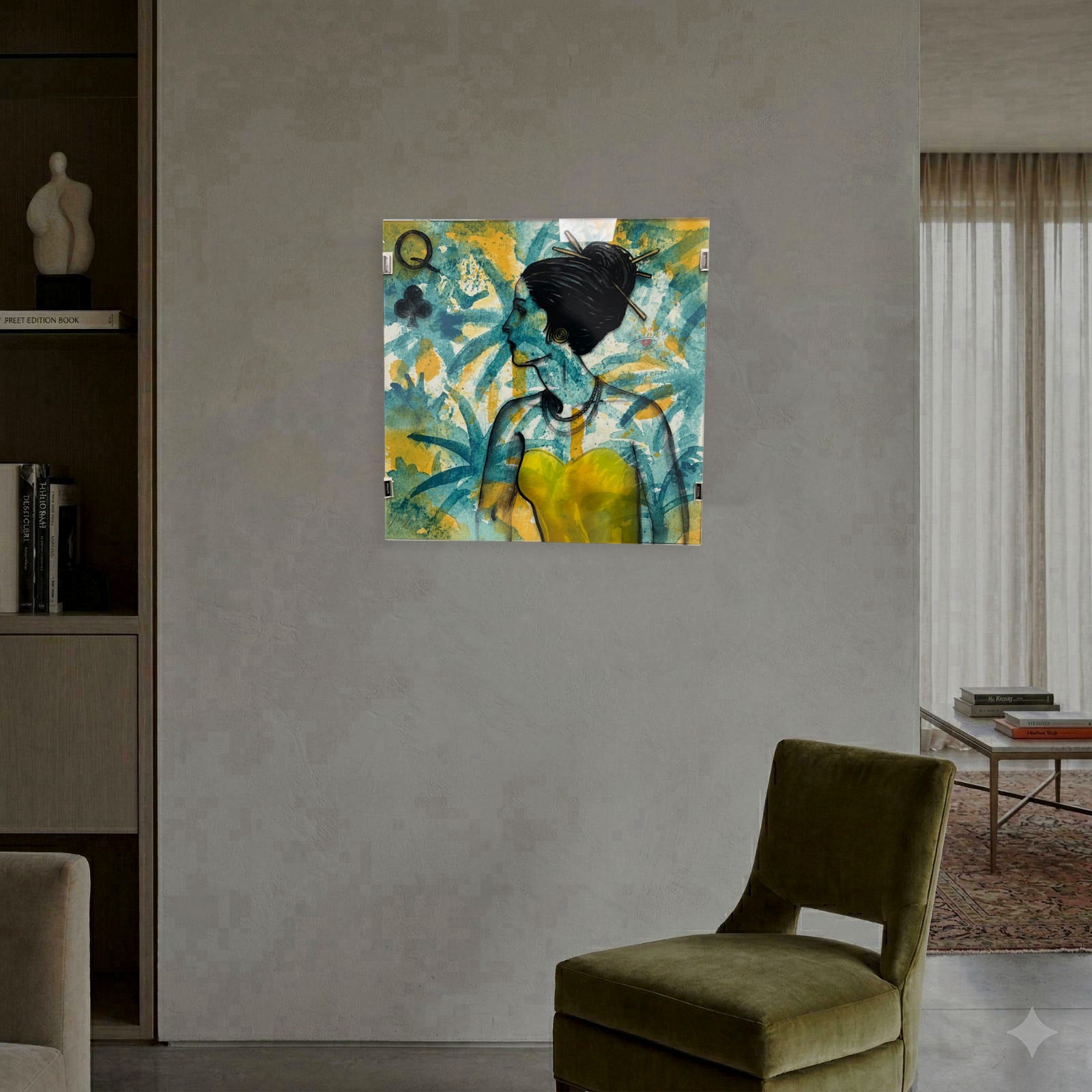 Javier de Juan Martínez "La Reina de Treboles" B.A.T. Limited Signed Wall Art