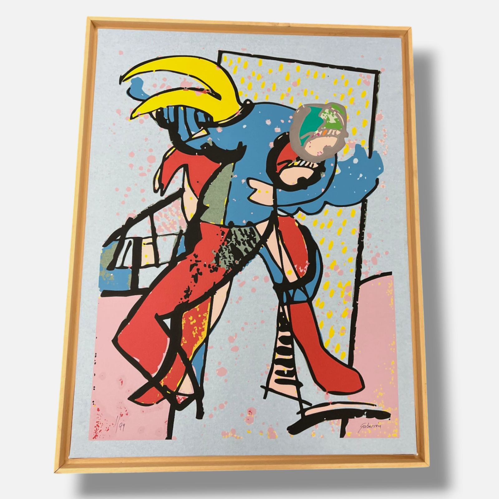 Cristóbal Gabarrón Betegón "Hombre Maraton" 2004 Limited Signed Fine Wall Art