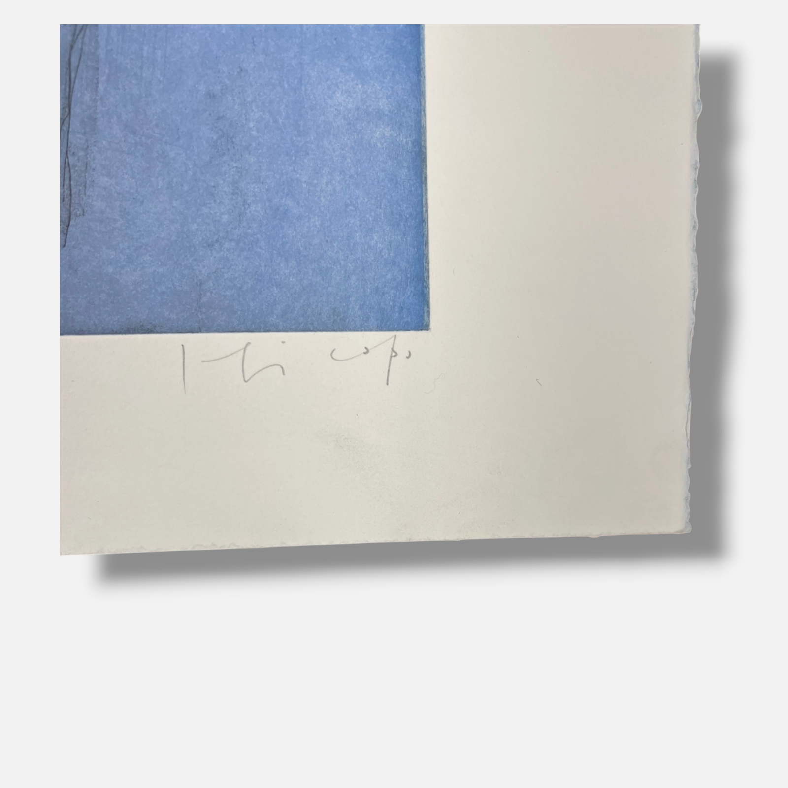 Joaquín Capa Eiriz "Black-Blue" Limited Signed Fine Wall Art Print