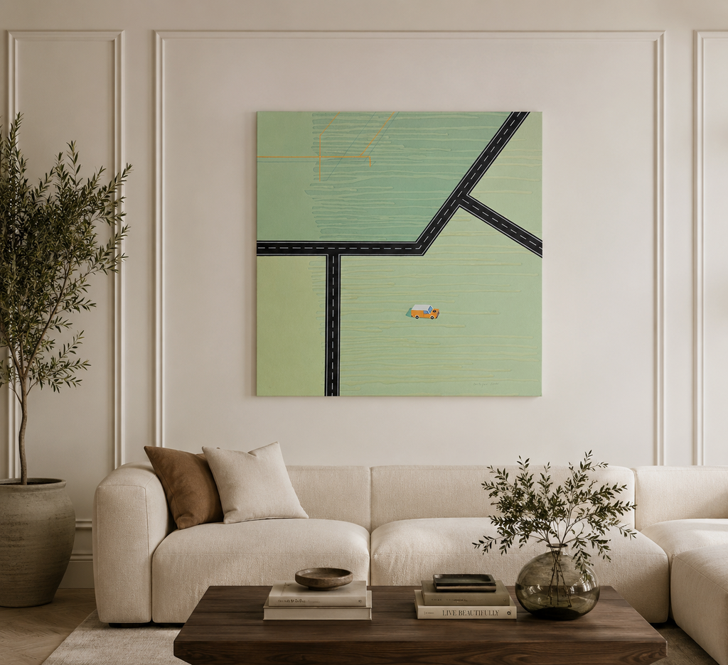 António Nascimento Baltazar Torres "Perdido" 2005 Limited Signed Wall Art, 73x73