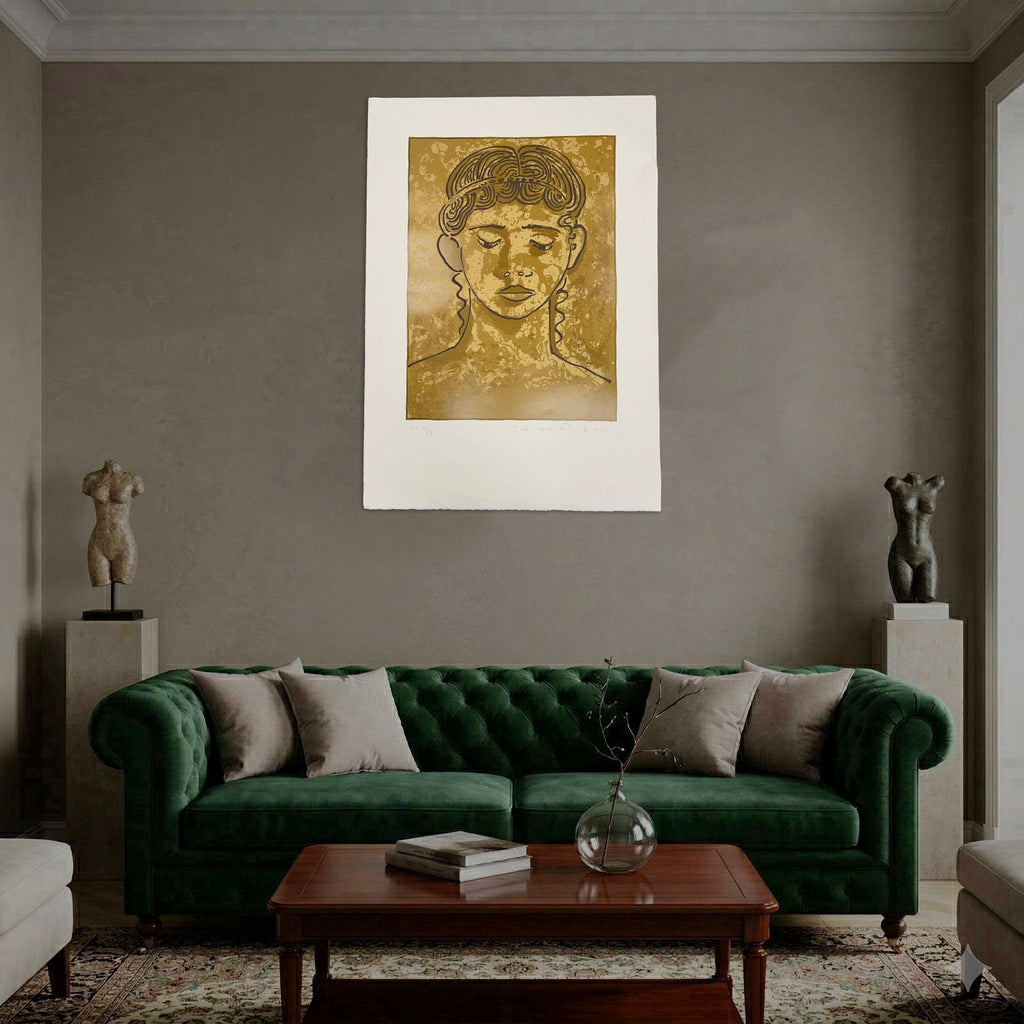 Joan Bennàssar "Sonia" P.T. 2001, Limited Signed Wall Art Print, 105L x 75Wcm