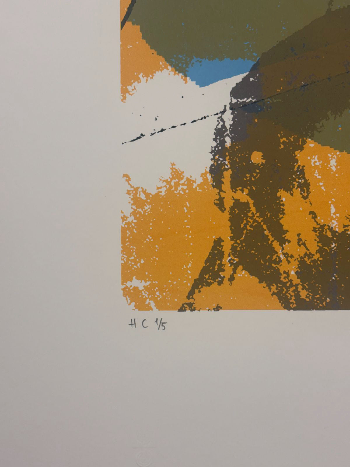 Augusto Andrade Diaz "Agua XXIV" P.T. 2005 Limited Signed Wall Art 100L x 70W cm