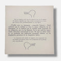 Joseph Kosuth "Borges y el Pato-Coneju" P.T. 2003 Limited Signed Wall Art, 50x50