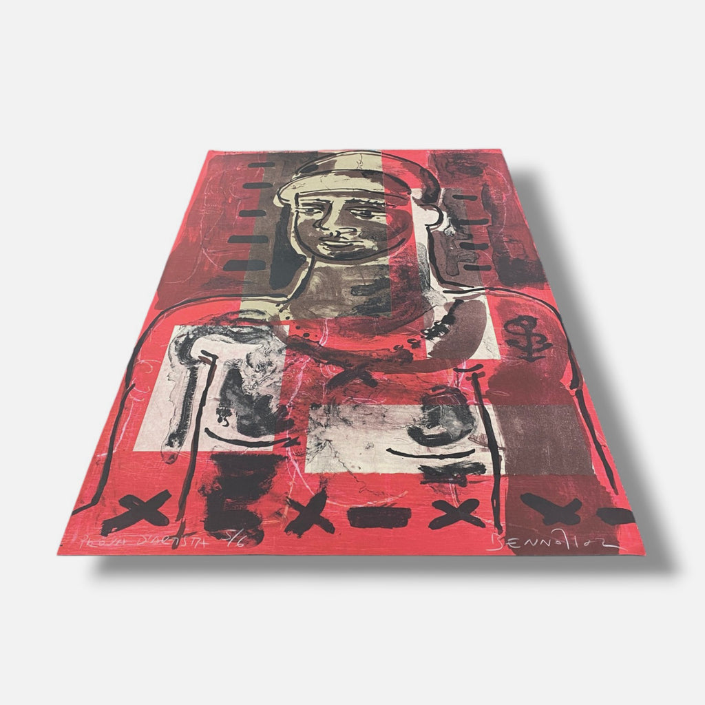 Joan Bennàssar "Muchacho Del Levant" P.D'E. 2003 Limited Signed Wall Art