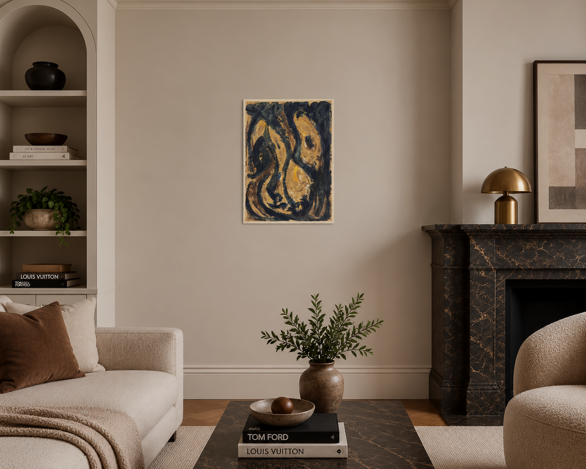 Yolanda Onandia "Autorretrat" 1997, Limited Signed Unframed Fine Wall Art 73x54