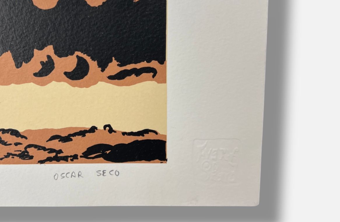 Oscar Seco "Like Home I" P.E. 2004 Limited Signed Fine Wall Art Print