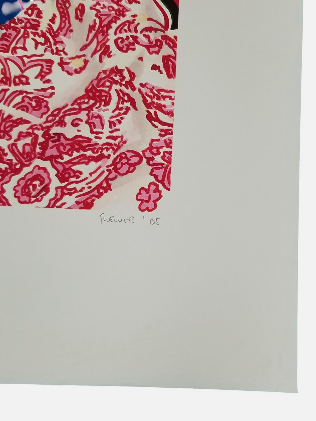 Jochen Twelker "The Mexican" 2005 P.T. Limited Signed Fine Wall Art 80 x 55 cm