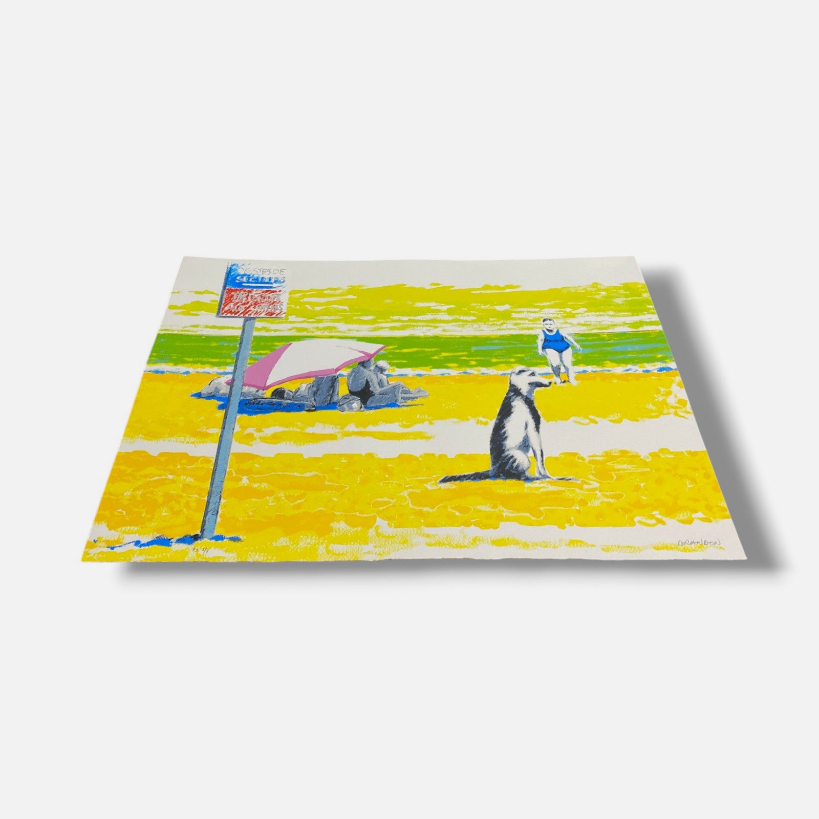 Frédéric Brandon "Vivement La Fin Des Vacances" 2005 P.T., Wall Art | 50 x 70 cm