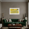 Joaquín Capa Eiriz "Yellow Grey" Limited Signed Fine Wall Art Print
