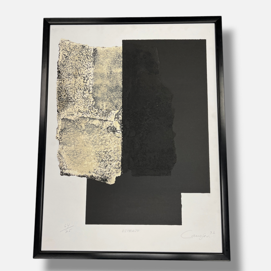 Rafael Canogar Gómezl "Estrato" 1997, Limited Framed Signed Fine Wall Art