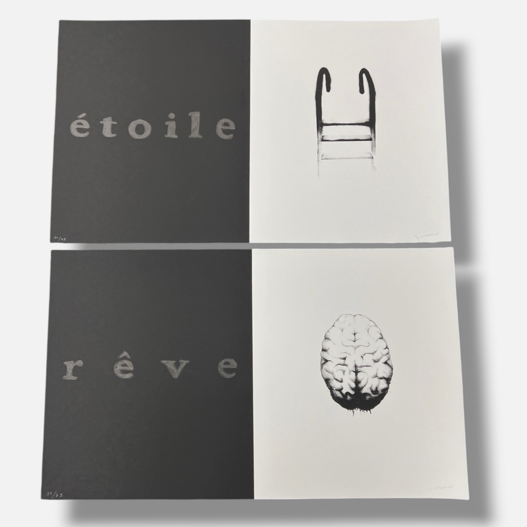 Javier Lozano "Gesto y Sile" 2006 Limited Signed Wall Art 10-Piece Set, 48x30 cm