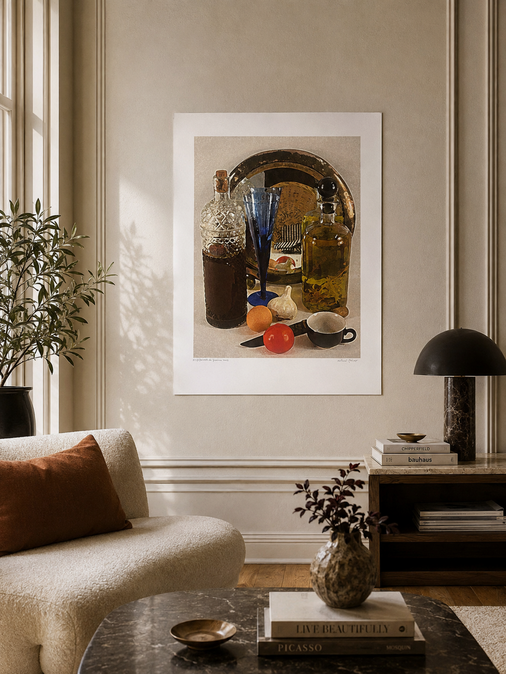 Antoni Miró Bravo "Mirall de Ficcions" P.T. Limited Signed Wall Art 55L x 75W cm