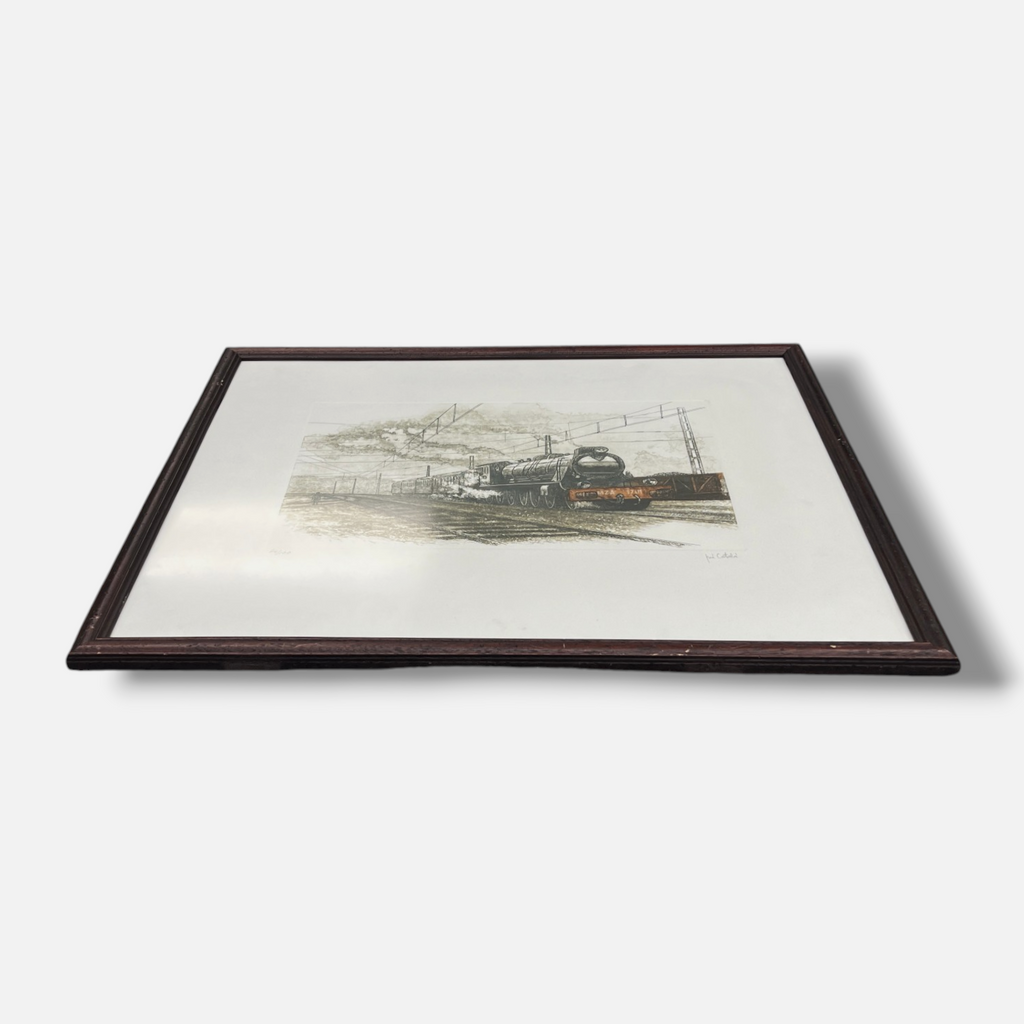 José Catalá. "El Tren" 1997 Limited Signed Fine Wall Art Print | 37 x 43 cm