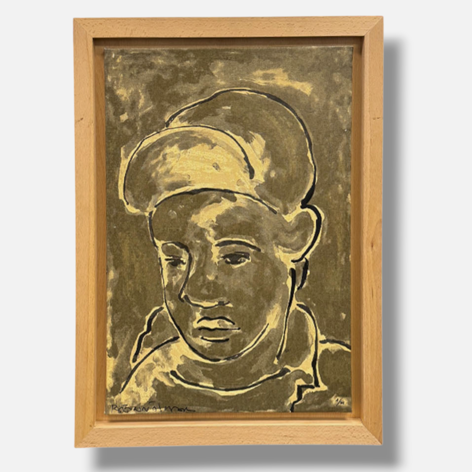 Joan Bennàssar "Joven en Noviembre." 1998 Limited Signed Fine Wall Art