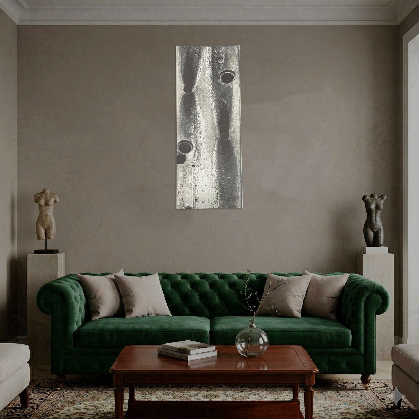 Mónica Casanova "Catenaria I" 2005, Limited Signed Wall Art | 30x100 cm