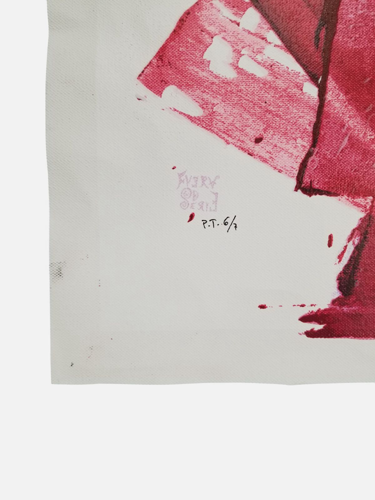 Luis Feito López "Oteruelo" 2002 P.T. Limited Signed Fine Wall Art