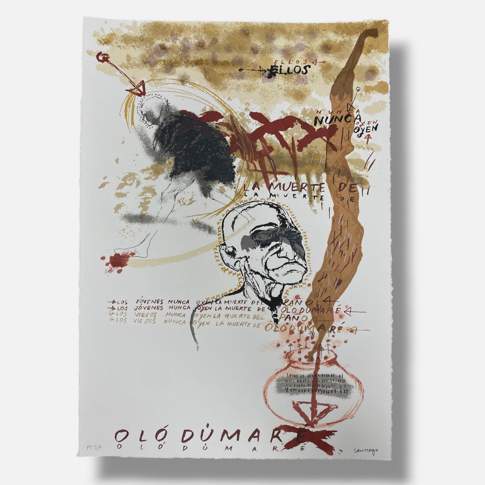 Santiago Rodríguez Olazába "La Huella" 2004 Fine Wall Art 6-Piece Set