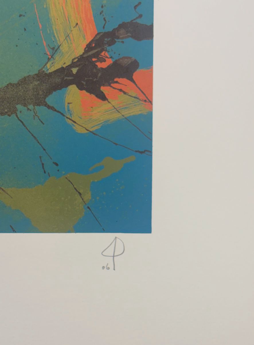 Carlos de Paz Simón "Series Sus Ruidos V" 2006 Limited Signed Wall Art 70L x 70W