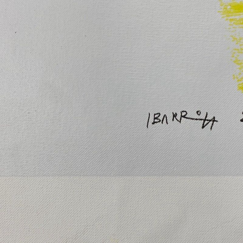 Agustín Ibarrola "Amerillo" 2001 Limited Signed Wall Art | 72 x 100 cm