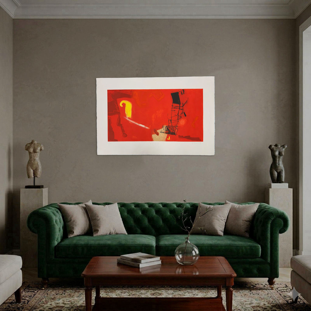 Joaquín Capa Eiriz "Black & Red" 1999 Limited Signed Fine Wall Art Print