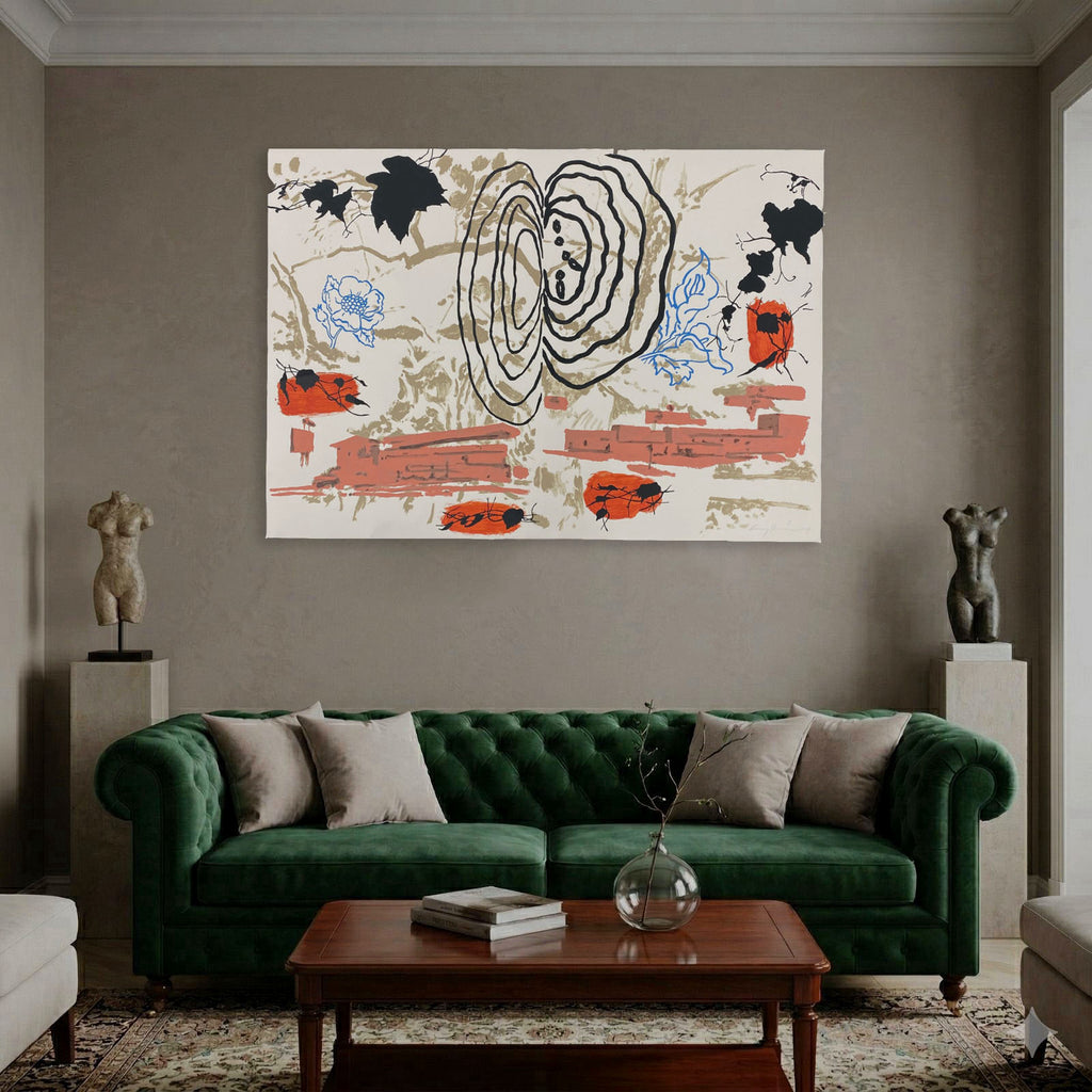 Luis Hernández Cruz "Sin Titulo II" 'B.A.T.' 2006 Limited Signed Wall Art Print