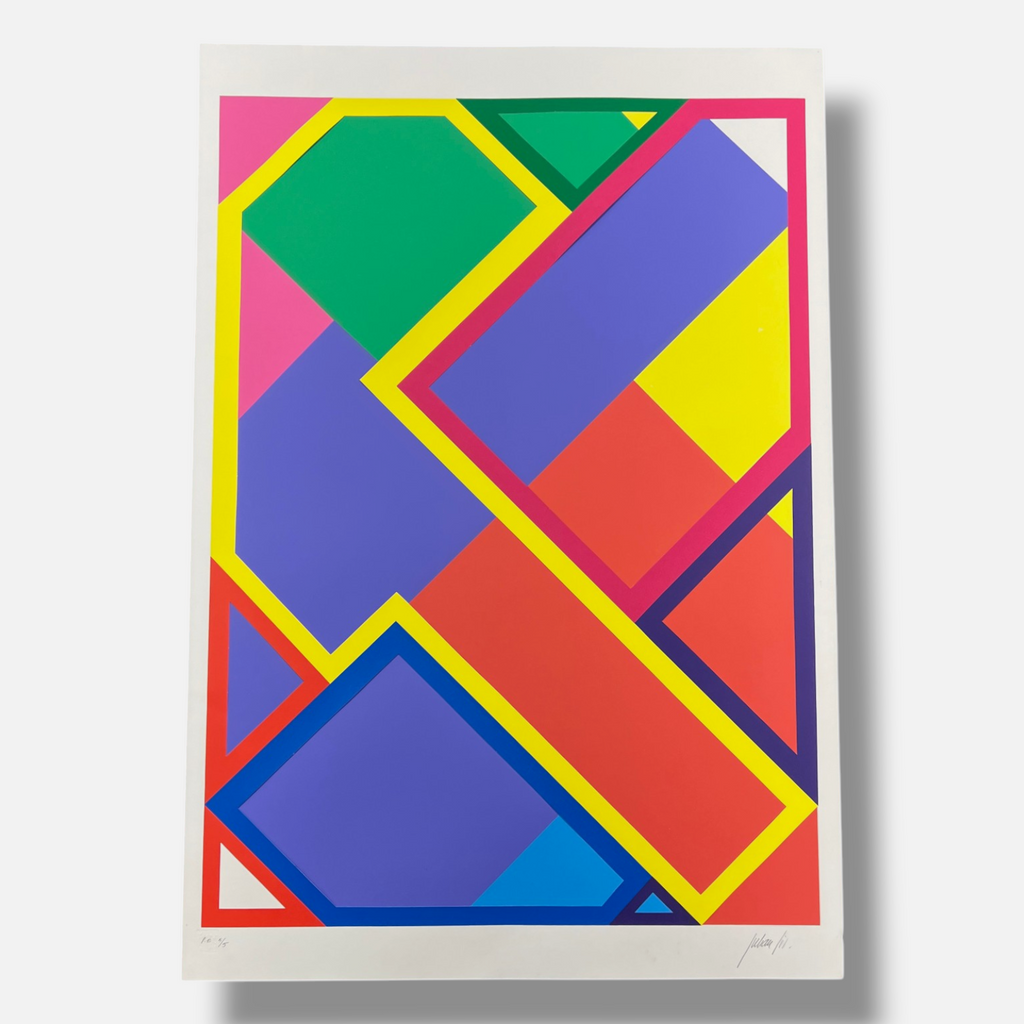 Julián Gil Martínez "Variaciones de raiz cuadrada I" P.E. Signed Wall Art Print