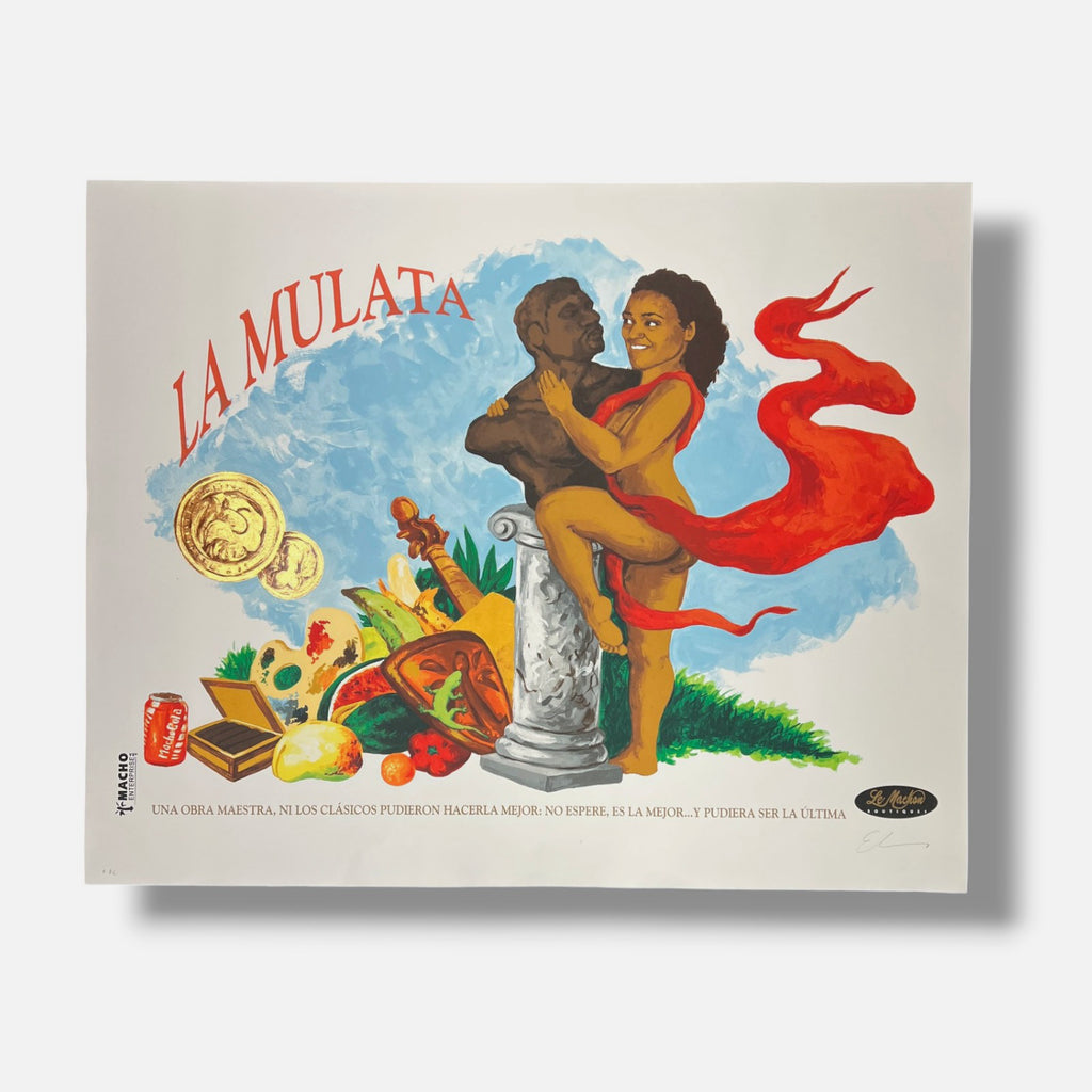 Elio Rodriguez "La Mulata" H.C. 2006, Limited Signed Wall Art Print, 100 x 80 cm