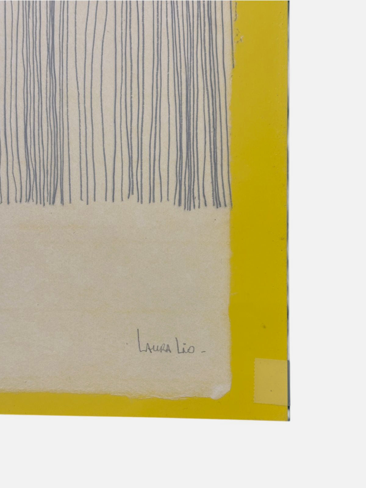 Laura Lio "Ala 2 (blanca)" 2003 P.T. Limited Signed Unframed Wall Art 98Lx65W cm