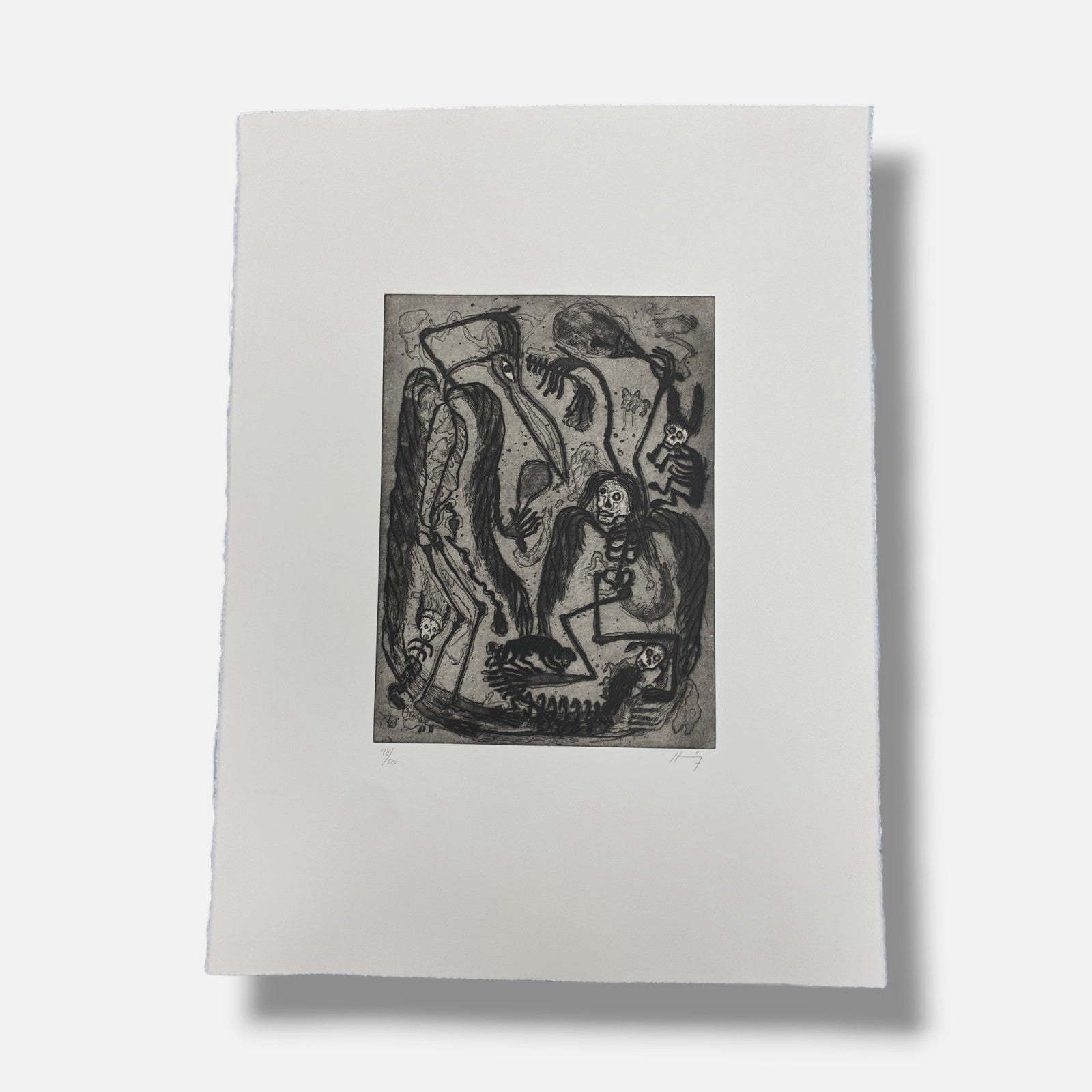 Sergio Hernández "Sueño De La Muerte" 9-Piece Fine Wall Art Set | 11.6 x 15.6 in