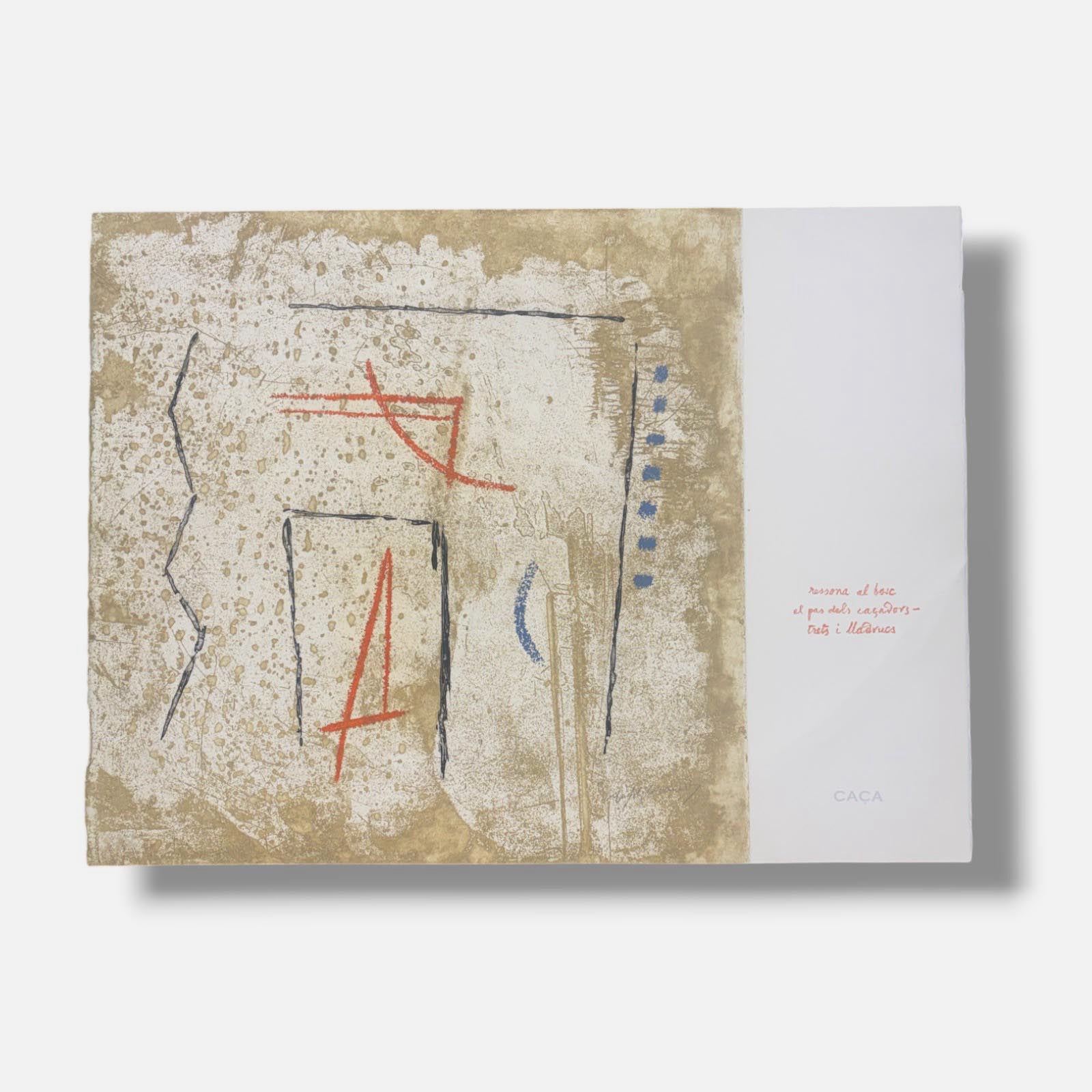 Albert Ràfols-Casamada "Caca" 2004 Limited Signed Fine Wall Art Print 50 x 65 cm