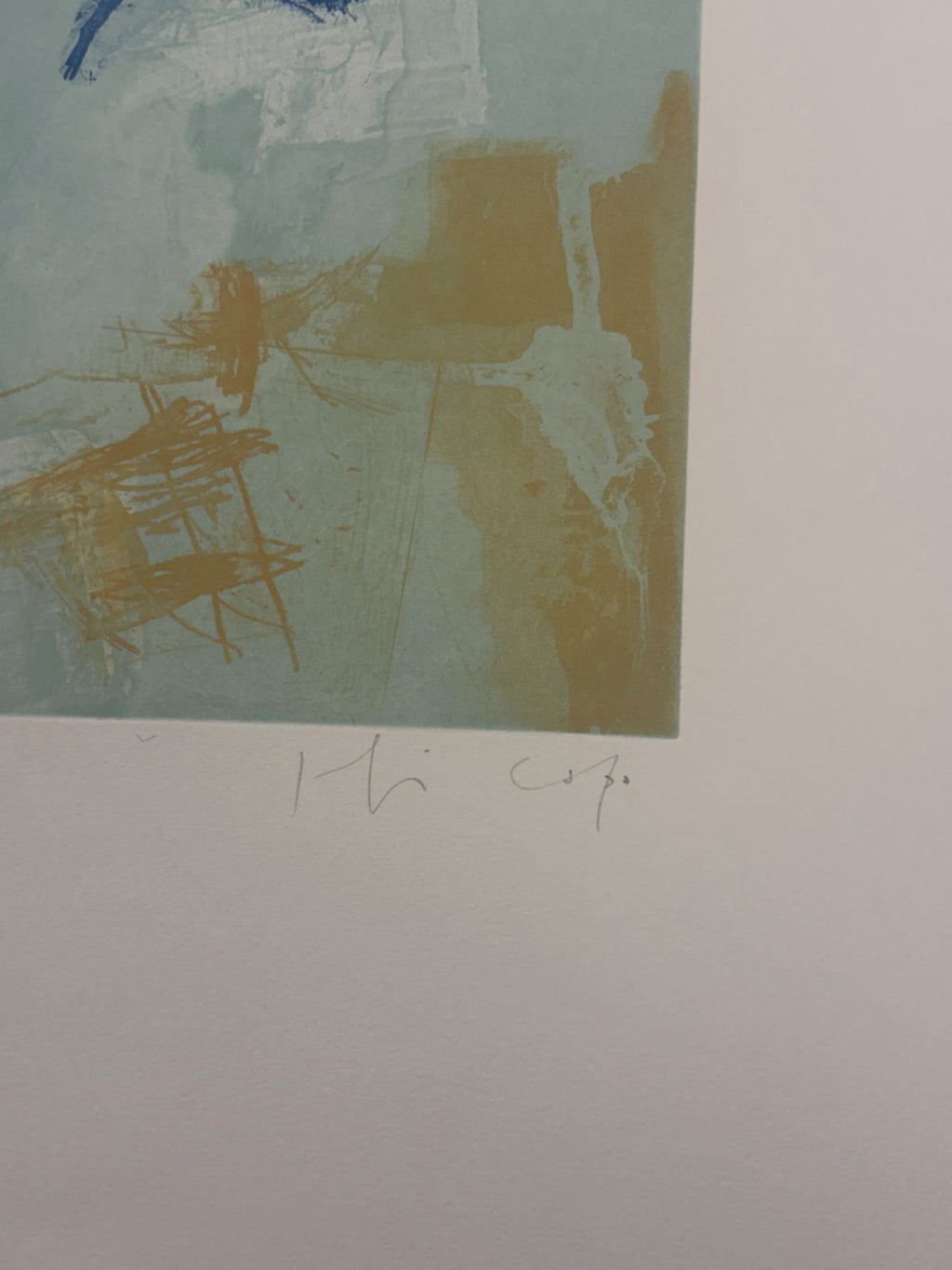 Joaquín Capa Eiriz "Light Blue" /65 Limited Signed Fine Wall Art Print 56Lx76Wcm