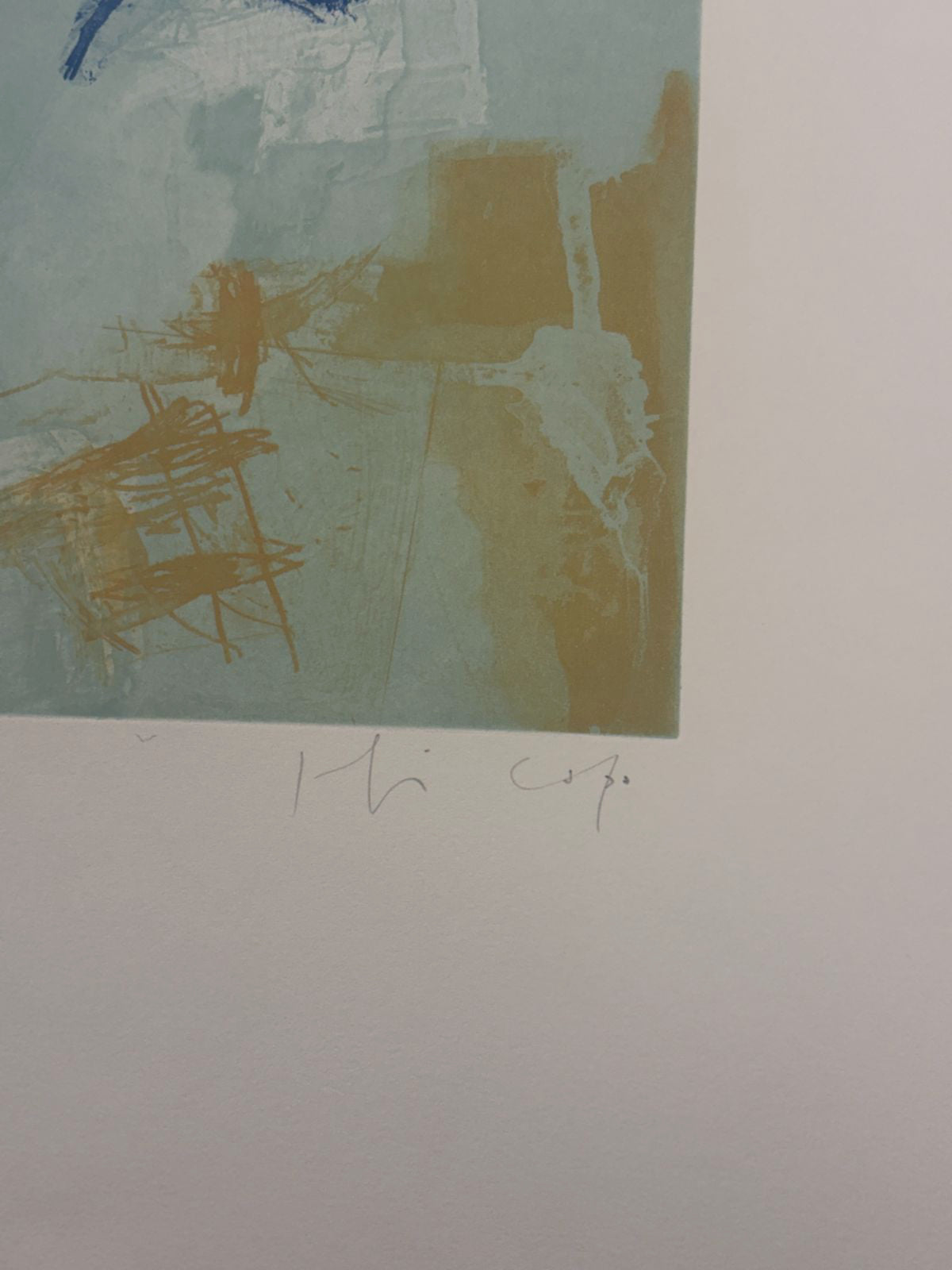 Joaquín Capa Eiriz "Light Blue" /65 Limited Signed Fine Wall Art Print 56Lx76Wcm