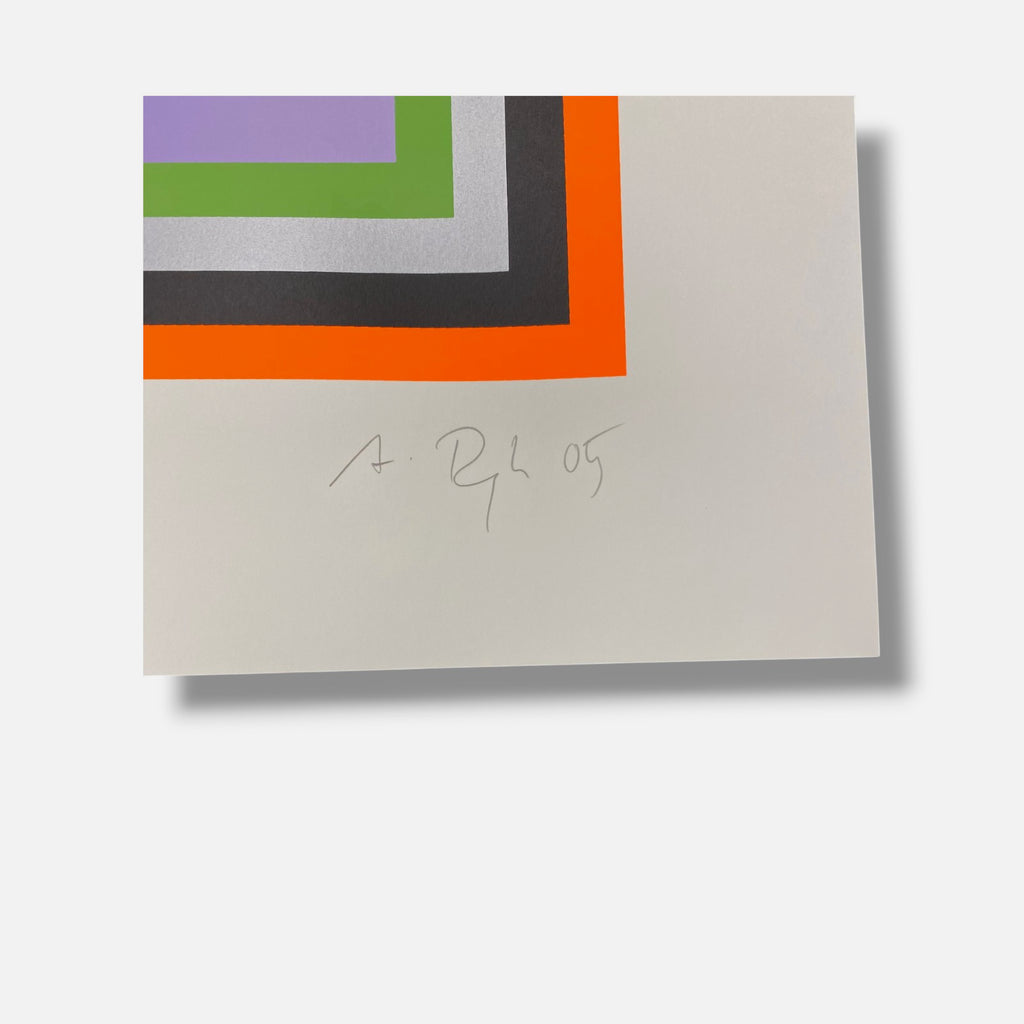 Anselm Reyle "Ohne Titel II" 2005 Limited Signed Wall Art Print | 82 x 70 cm