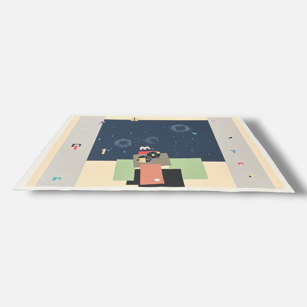 Antonio Lorenzo Carrión "Habitantes del Espacio" Limited Signed Fine Wall Art