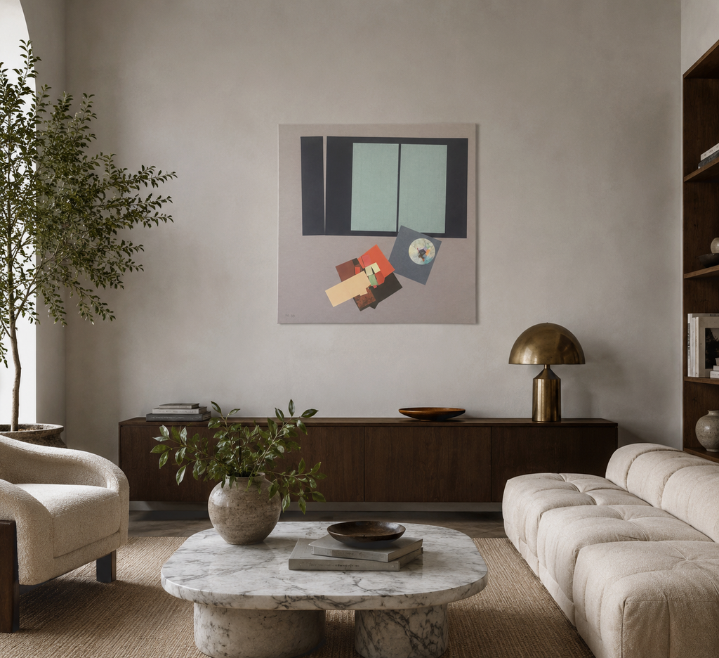 Antonio Lorenzo Carrión "Habitantes del espacio III" P.E Limited Signed Wall Art