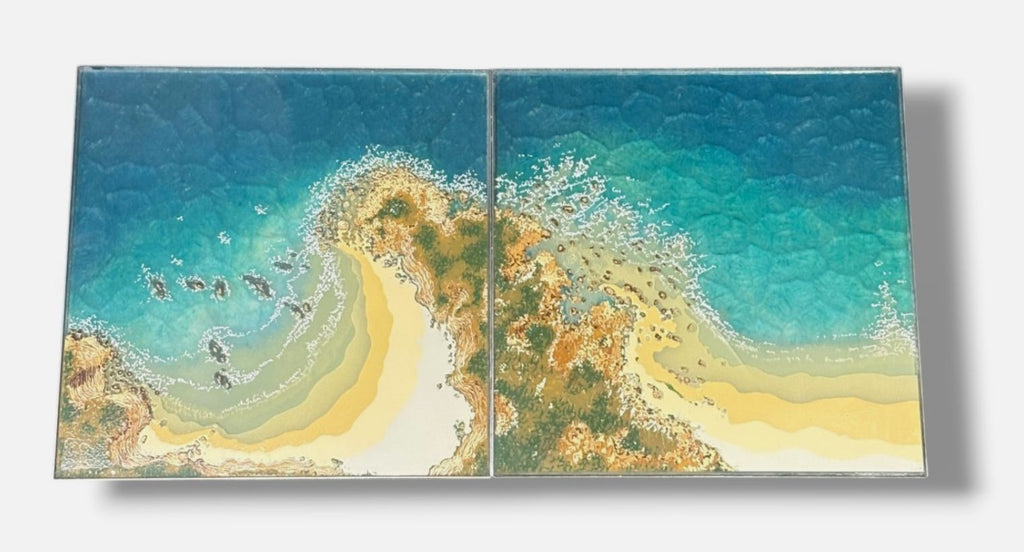 Henry Ramirez "Meu mar de dua-vidas" 2003 Limited Framed Fine Wall Art 40x180 cm