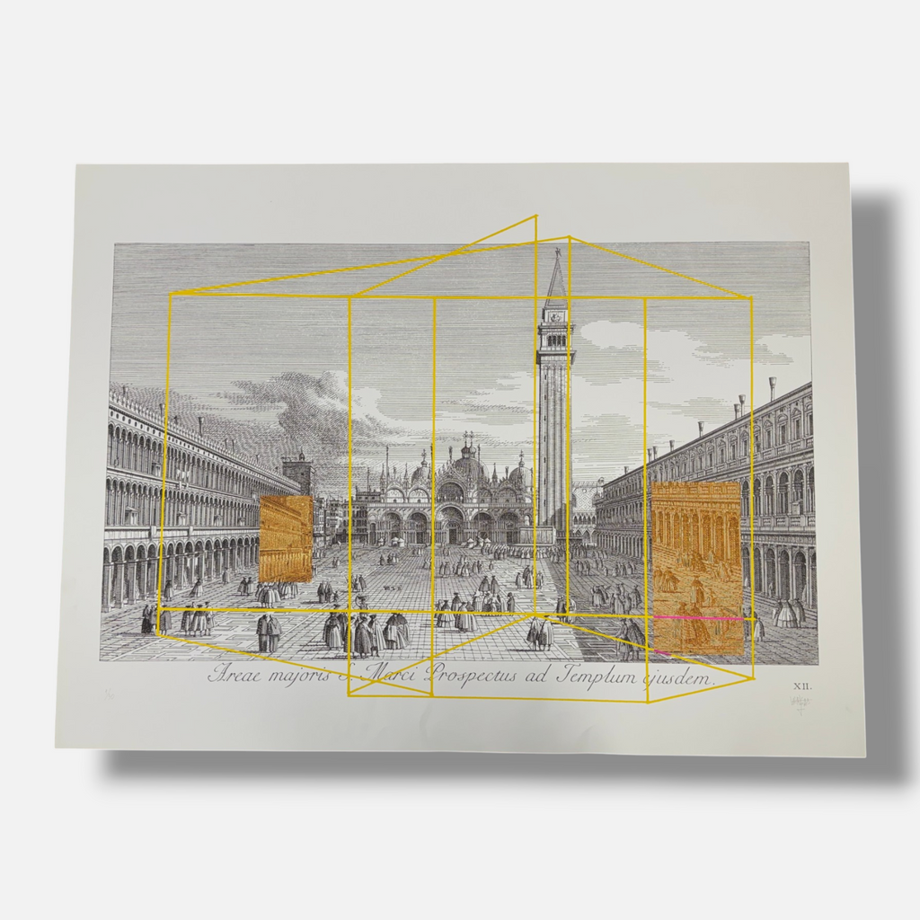 José Antonio Pérez de Vargas y Saldaña "Arquitecturas Ilusorias I" Fine Wall Art