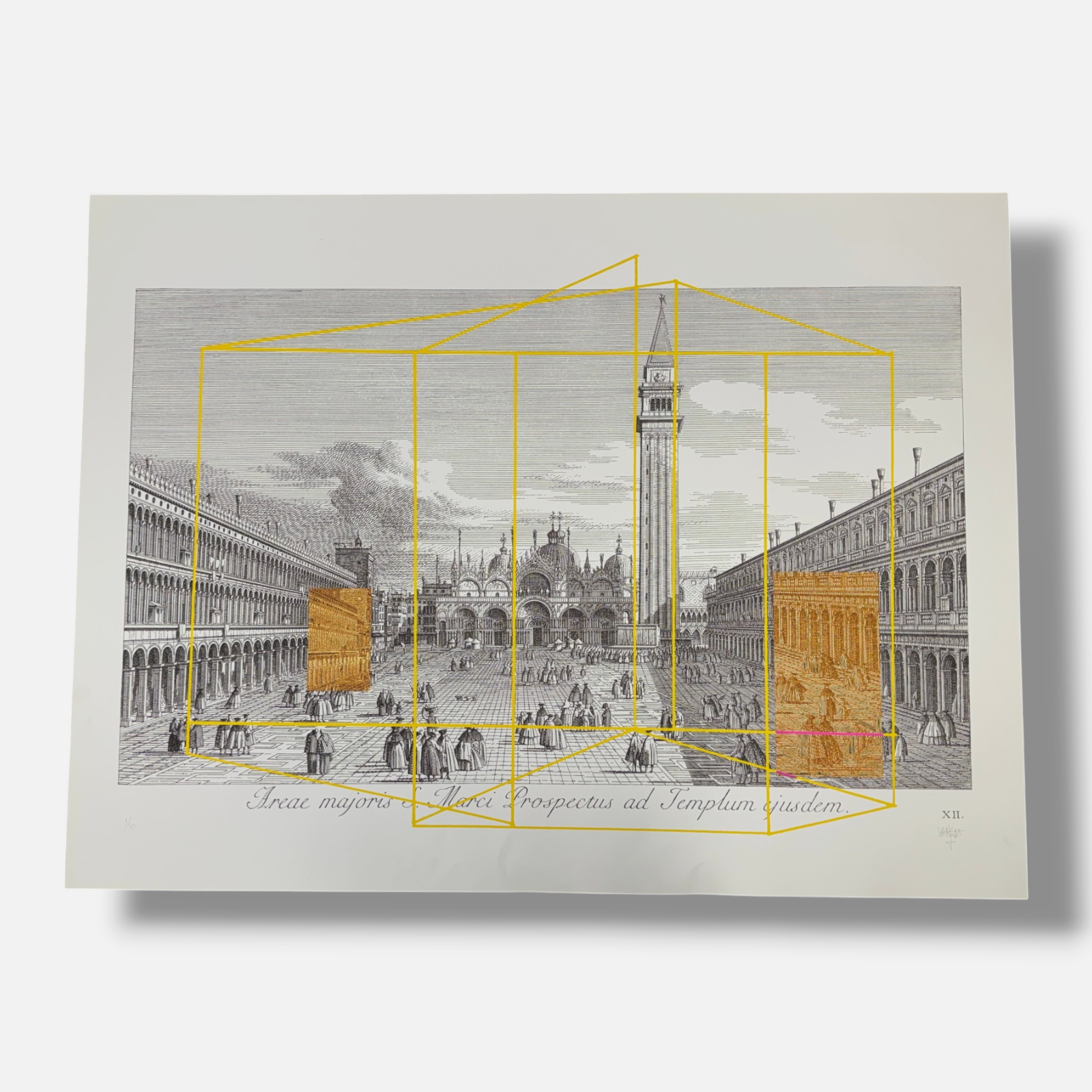 José Antonio Pérez de Vargas y Saldaña "Arquitecturas Ilusorias I" Fine Wall Art
