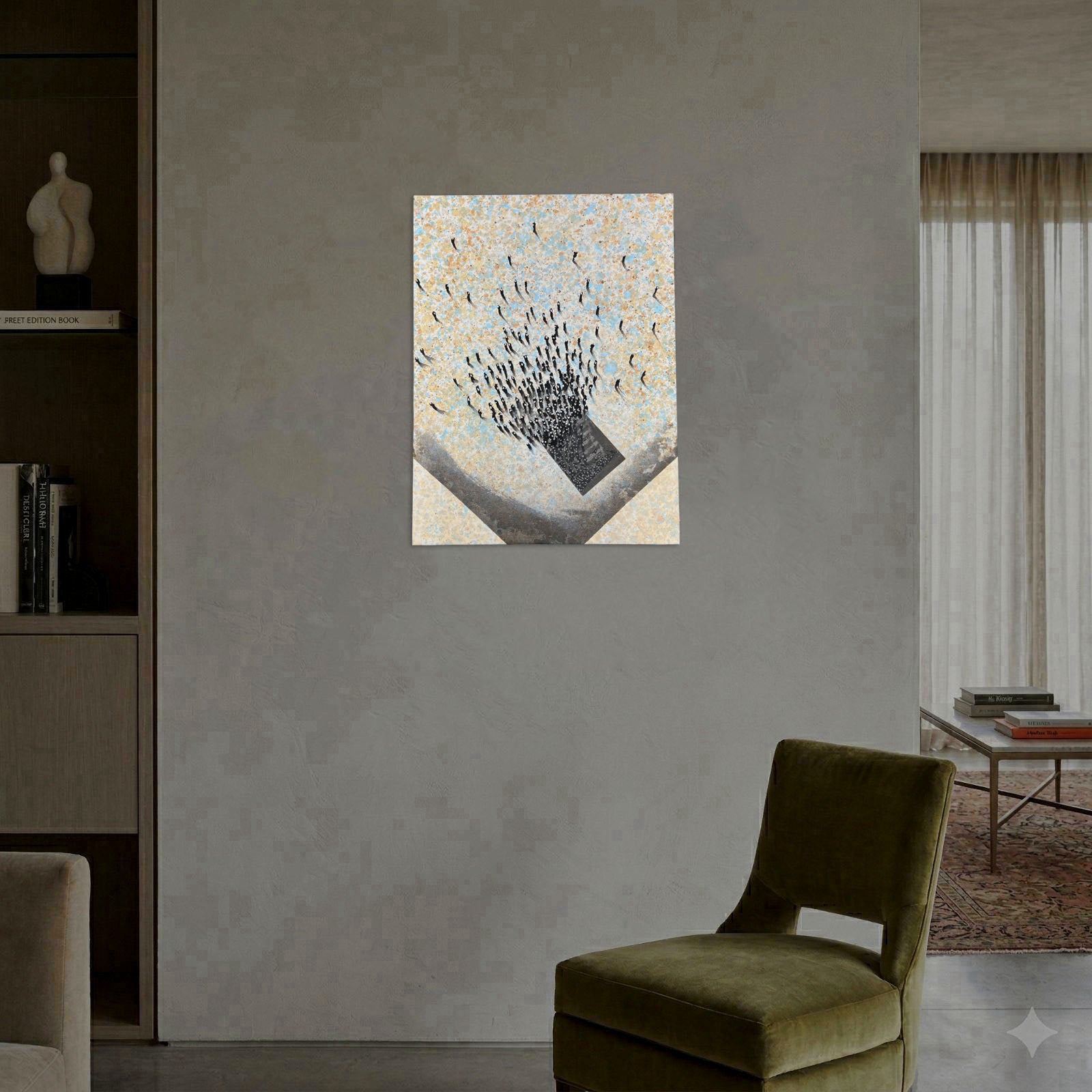 Juan Genovés Candel "Transitos 96" 1996 Limited Signed Fine Wall Art Print